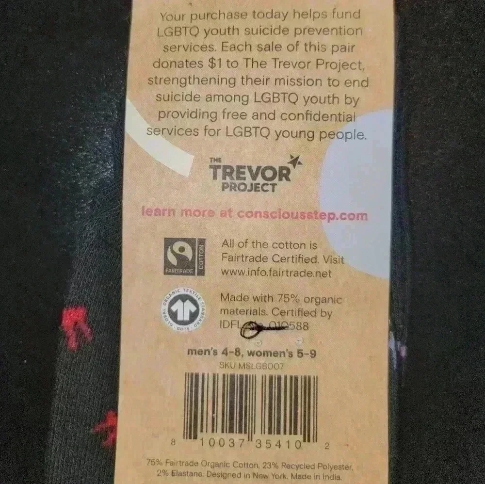 CONCSIOUS STEP SOCKS LGBTQ - Picture 2 of 3